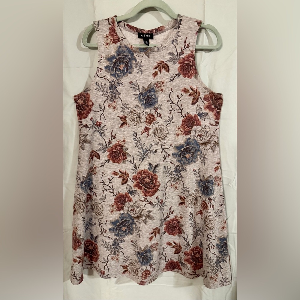 A. Byer Multicolor Floral Top
